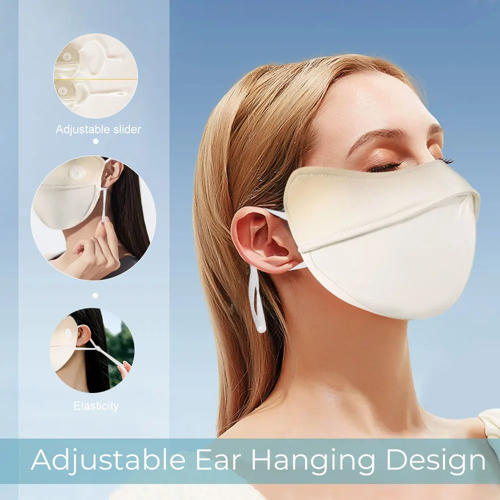 Mascarilla facial ajustable y reutilizable para hombre y mujer, tapabocas 3D, transpirable, Anti-UV, para viajes al aire libre, accesorios de moda - imagen 3