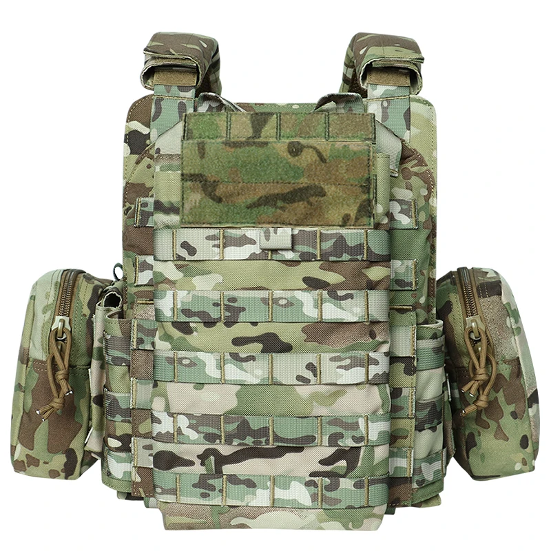 Artex 1000D portador de placa de liberación rápida 6094K chaleco táctico chaleco de caza protector ajustable Molle Airsoft chaleco - imagen 3