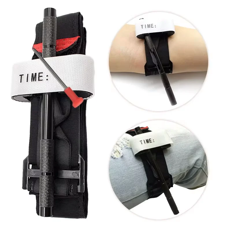 Torniquete de supervivencia torniquete giratorio de emergencia al aire libre entrenamiento de aventuras al aire libre trauma equipo IFAK - imagen 2