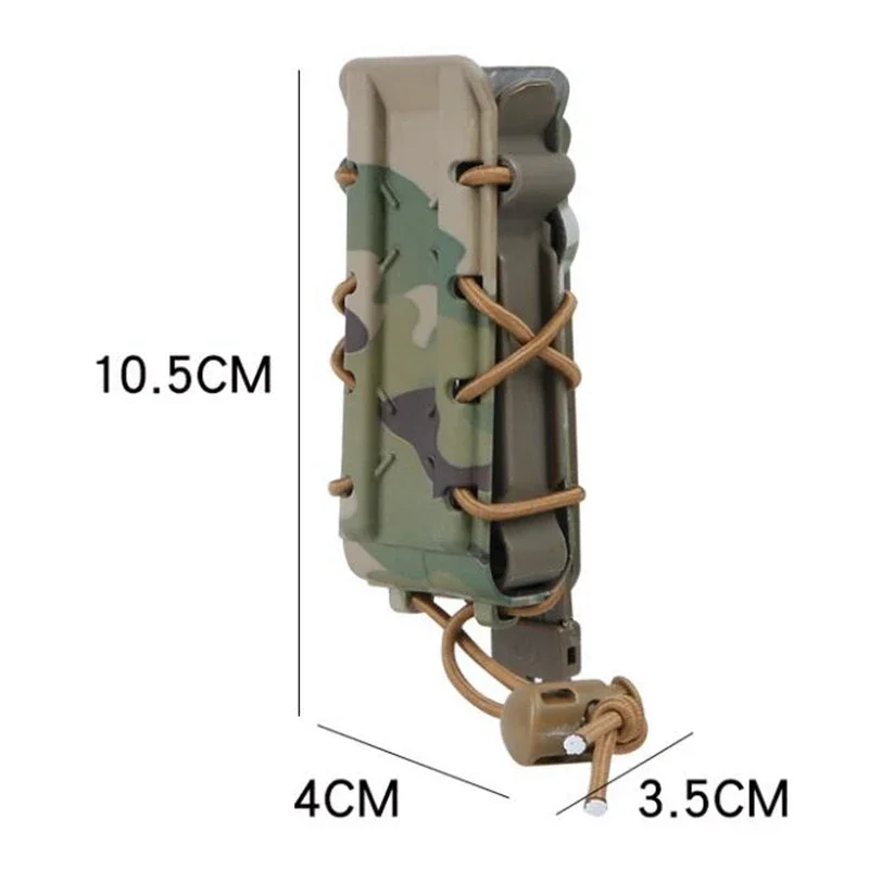 Bolsa táctica molle para revistas, funda cartuchera Fast Mag de 9MM/45ACP, accesorios de caza - imagen 4