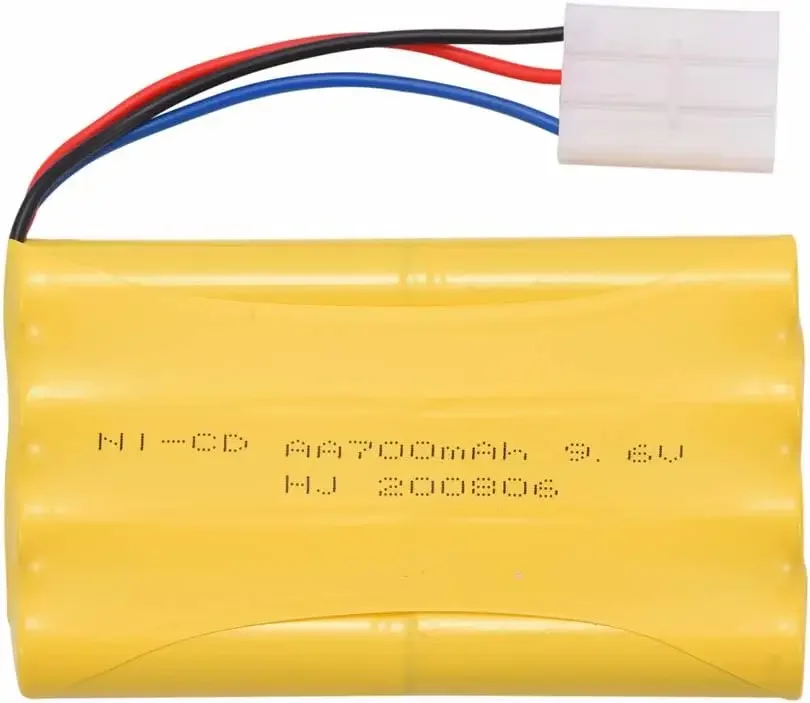 9,6 V 700mAh recargable Ni-CD AA batería KET-3P enchufe para juguetes RC Robots coches barcos camiones tanques drone - imagen 4