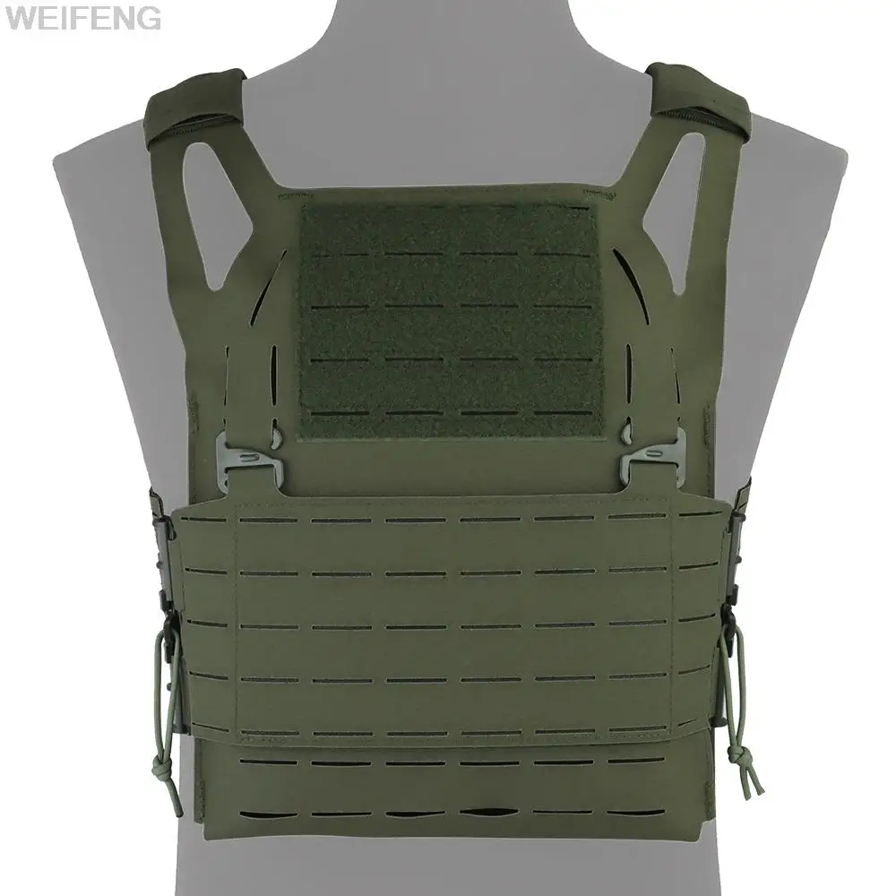 Portador de placa táctica, chaleco de caza, protector, ajustable, Molle, liberación rápida, accesorios militares al aire libre - imagen 2