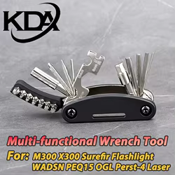 Llave multifuncional instalación PEQ15 MAWL X300 M600 rail táctico