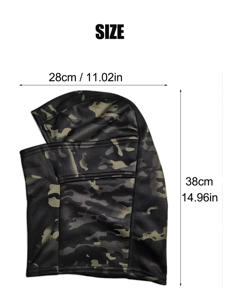 Pasamontañas térmico de invierno para hombre, máscara facial cálida para motociclismo y esquí, equipo esencial para exteriores para clima frío - imagen 3