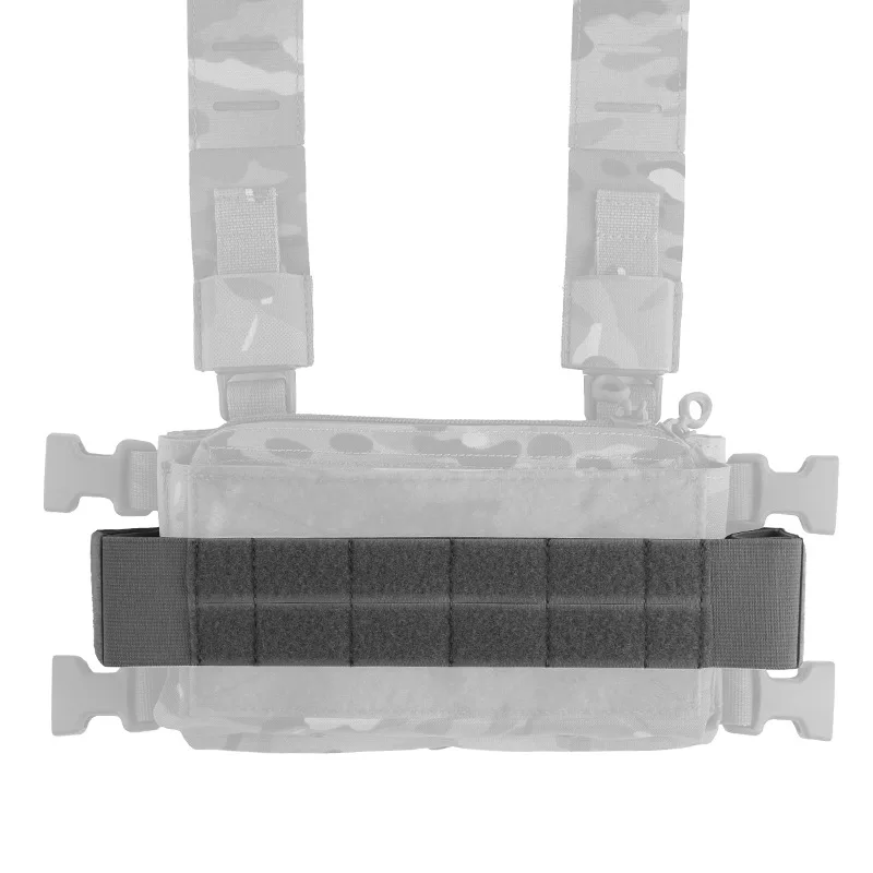 Banda de correa de extensión para colgar en el pecho |   Diseño de montaje expandible con correa elástica MOLLE |   Para accesorios de aventura en la naturaleza - imagen 5