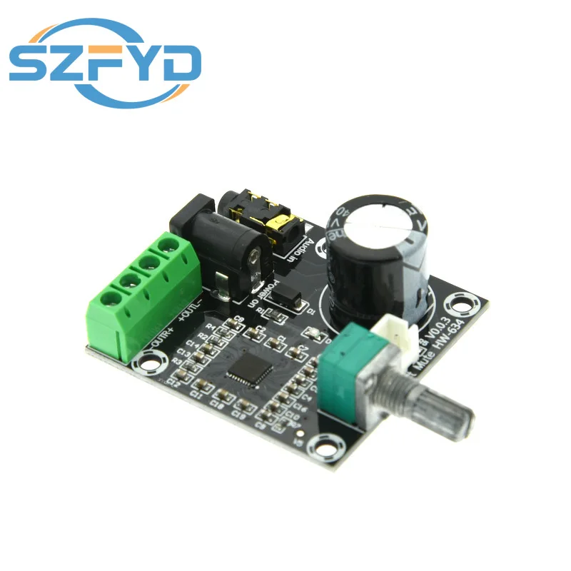 PAM8610 placa amplificadora de potencia HD de doble canal 12V amplificador de potencia digital puro 15W * 2 módulo amplificador de potencia - imagen 2