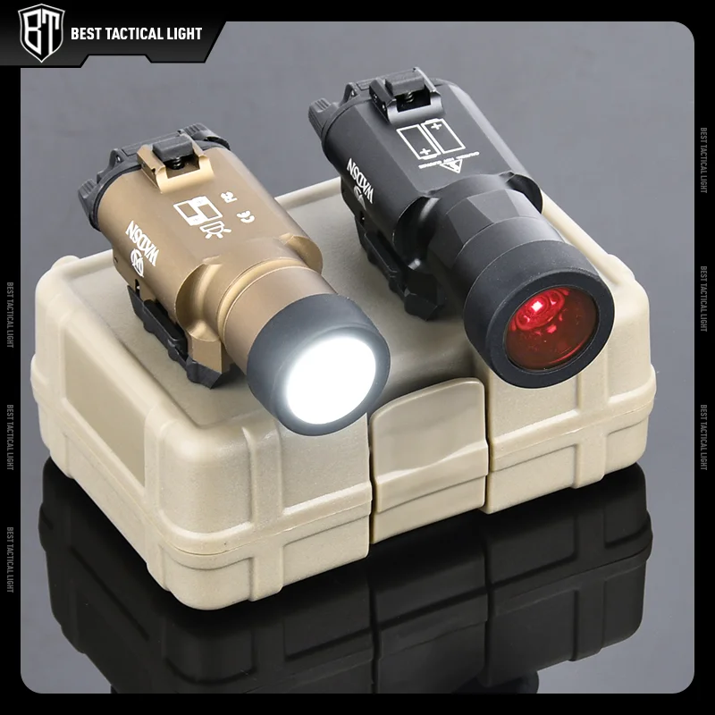 Linterna táctica SF Surefir Metal X300 X300U, cubierta protectora de linterna de luz blanca de 600 lúmenes, cubierta de 26mm y 28mm, lente personalizada - imagen 5