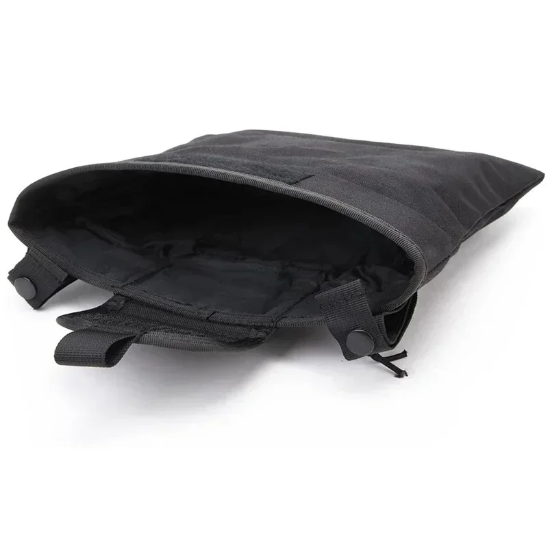 Bolsa de basura plegable Molle, bolsa de utilidad fácil de recuperar, estuche de municiones con cordón para acampar y cazar al aire libre - imagen 2