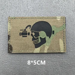 Parche táctico reflectante IR con velcro para equipamiento exterior