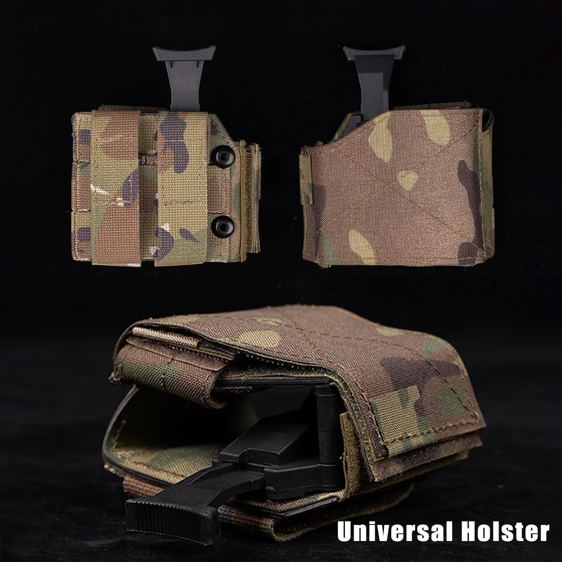 Funda táctica Universal para pistola, funda para pistola de nailon, mano derecha, ajustable, rápida, accesorios para pistola, equipo de caza - imagen 2