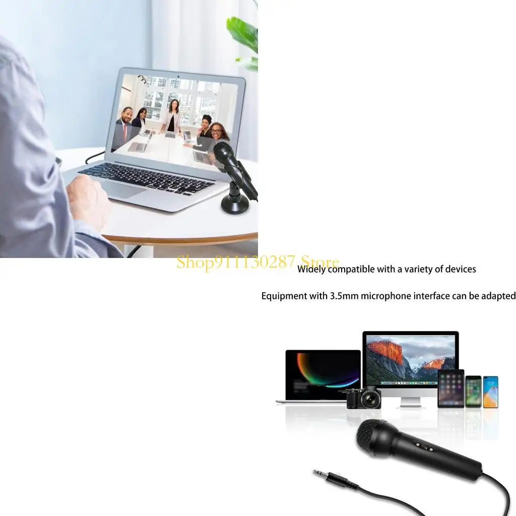 Micrófono entrevista omnidireccional J1HC, micrófono Vocal para Ktv profesional, puesta en escena, reunión negocios