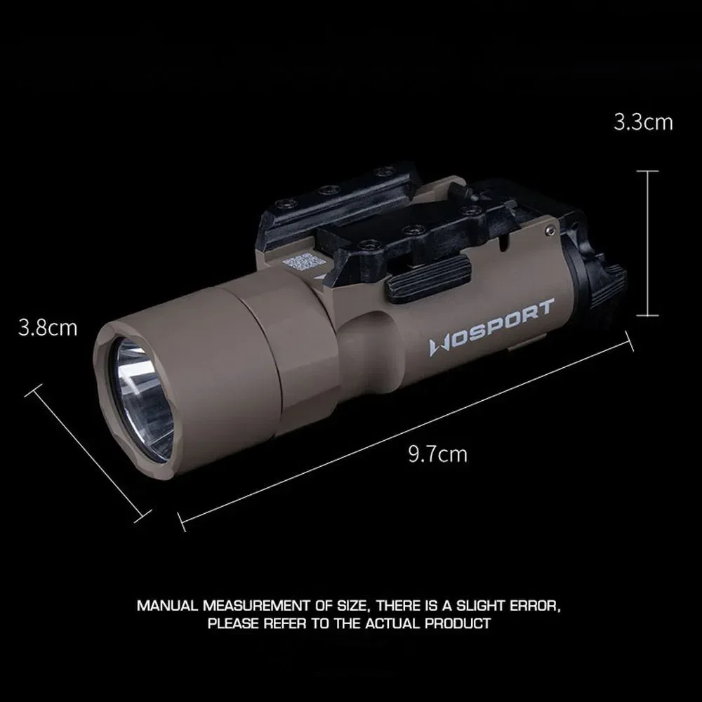 Linterna SF X300U de 800 lúmenes, pistola táctica de Metal, luz de explorador, arma de Airsoft, luz estroboscópica, linterna - imagen 2