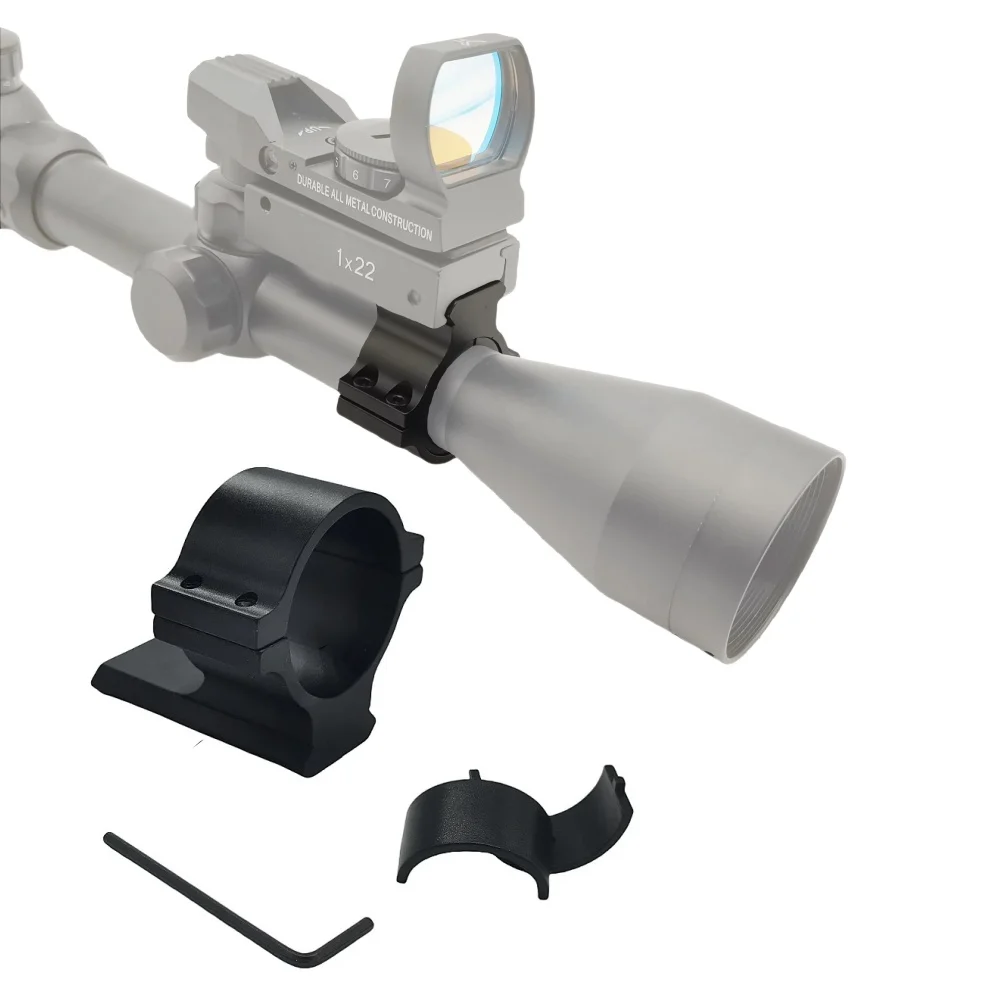 25,4mm 30mm Rifle alcance anillo montaje óptico punto rojo mira linterna láser Base adaptador accesorios de caza