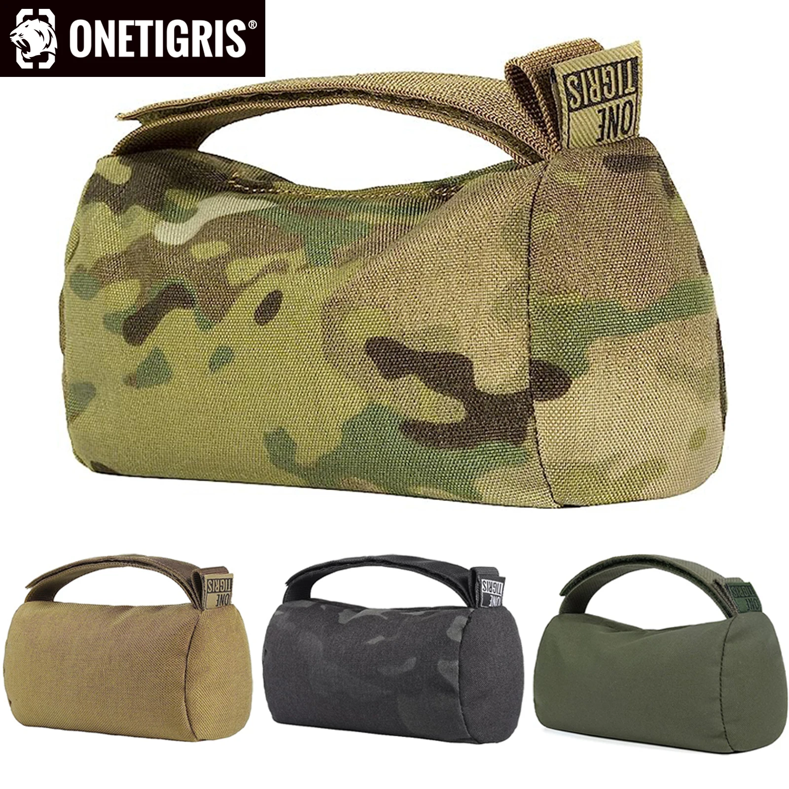 ONETIGRIS Bolsa de descanso para tiro, bolsas de descanso para banco de tiro preenchufadas, bolsas de soporte para pistola delantera y trasera, bolsas de arena con soporte para rango - imagen 2