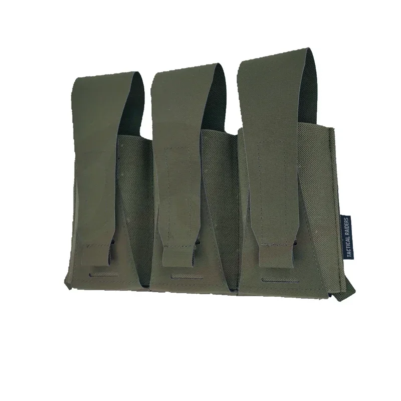 Bolsa para cargador de Panel de chaleco Airsoft, LBT-6910A táctica LC M4, bolsa Triple Mag con corte láser, bolsa para Panel frontal Molle, equipo