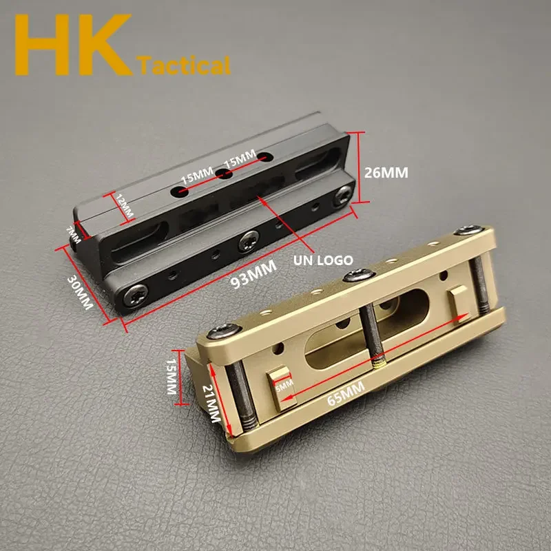 Airsoft-montaje táctico de la serie Fast COG con Base óptica RMR Offset y juego de placa adaptadora para caza TA31 TA11 ACOG VCOG - imagen 5