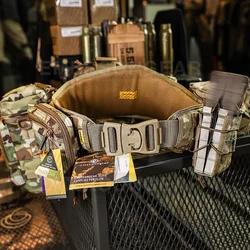 Emersongear Molle cinturón caza acolchado EMERSON hombres Airsoft combate pretina MOLLE táctico EM9086 caza senderismo Nylon