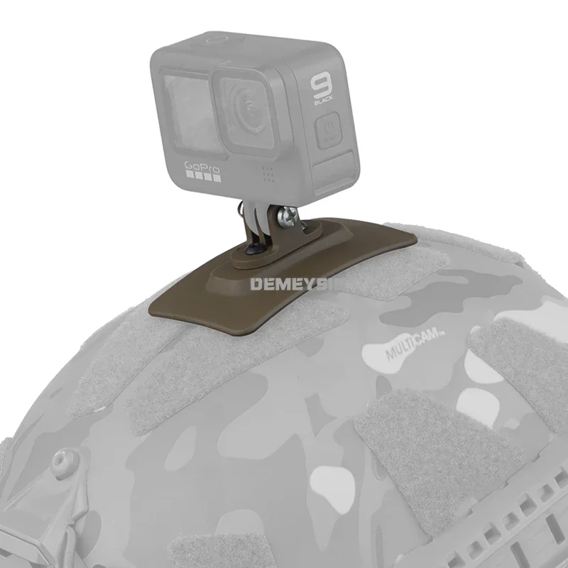 Adaptador de cámara para casco táctico, soporte para linterna, gancho para caza, Airsoft, casco rápido, dispositivo de visión nocturna, adaptador de montaje de Base - imagen 3