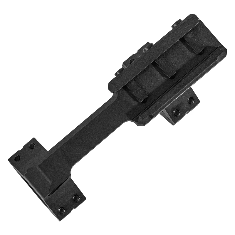 FIRE WOLF-Anillo de montaje para mira de aleación de aluminio 7075, accesorios de caza Airsoft de 25,4mm, doble abrazadera de Metal, se adapta a riel de cola de milano de 20mm - imagen 5