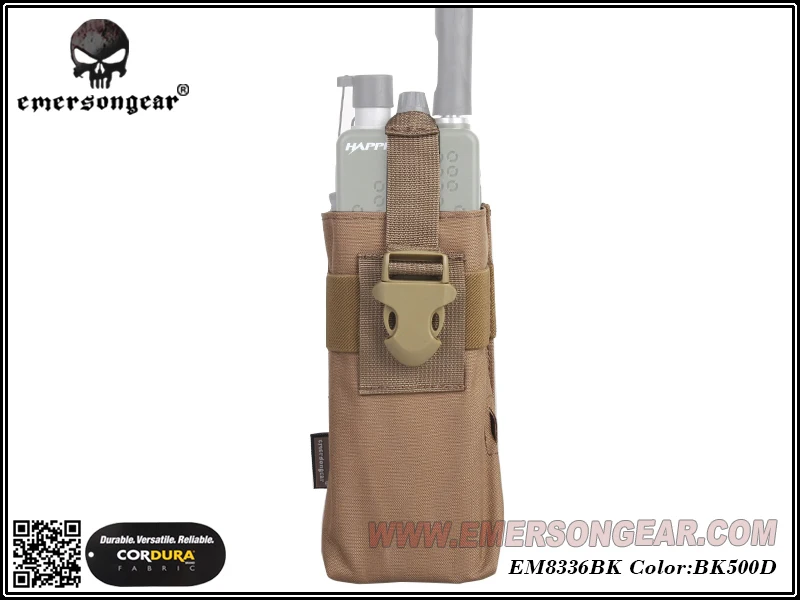 Emersongear-bolsa táctica de radio 14, para chaleco rrrv, combate militar airsoft em8336 - imagen 3