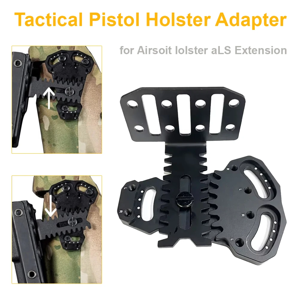 Adaptador de funda táctica, placa de canción negativa de Metal, funda de caza Airsoft para exteriores, extensión de torniquete, equipo de transporte - imagen 2