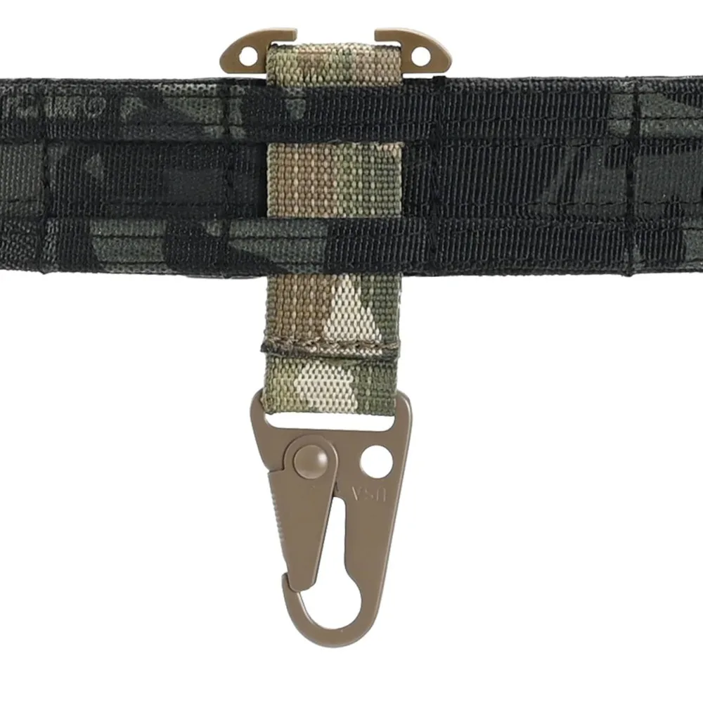 Gancho de choque Molle para equipo táctico, Clip para cinturón Molle con soporte en T, accesorios para cinturón de batalla para guantes, llaveros, chaleco de caza - imagen 4