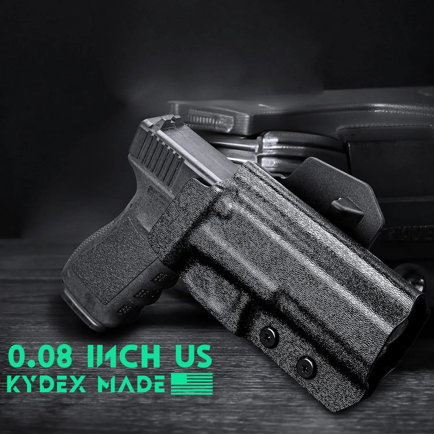 Opcional para Walther PPS M2, funda de paleta OWB Kydex, se adapta a cinturones de 1,5"-1,75", corte óptico y ajuste. No puedo, mano derecha