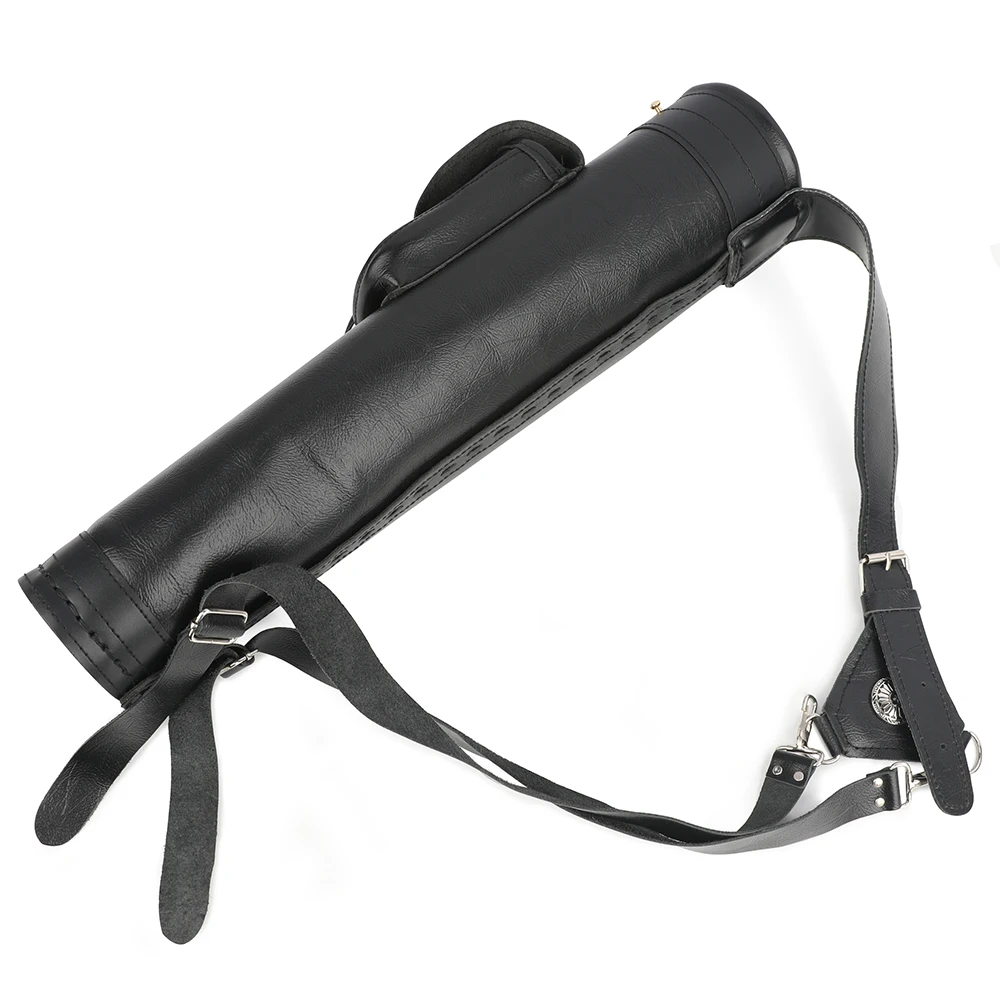 Carcaj de flecha de tiro con arco, bolsa de cuero de vaca de gran capacidad, tradicional, ajustable, hombro, espalda, arco al aire libre, accesorios de tiro de caza - imagen 5