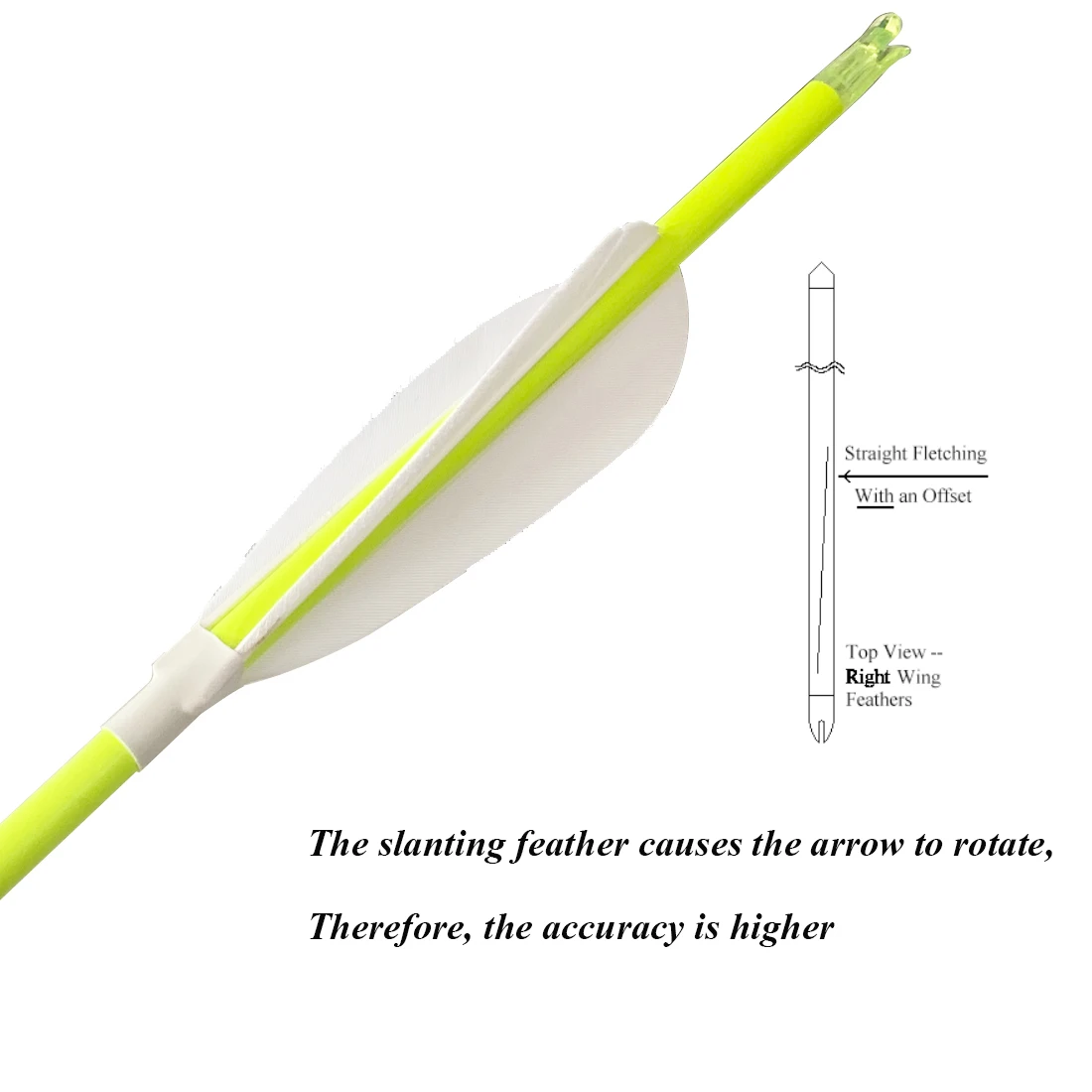 6 uds Linkboy tiro con arco ID6.2MM columna vertebral 300-800 pluma oblicua de 4 pulgadas 100gr junta tórica accesorios de caza - imagen 2