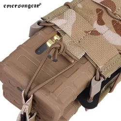 EMERSONGEAR doble Modular Rifle revista bolsa Airsoft caza utilidad MOLLE Mag bolsa de camuflaje combate 11,11 ventas
