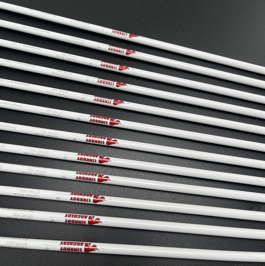 12 Uds flechas de carbono para tiro con arco ID6.2MM 4 "Pluma de pavo Nock 75GR punta para caza con arco - imagen 5