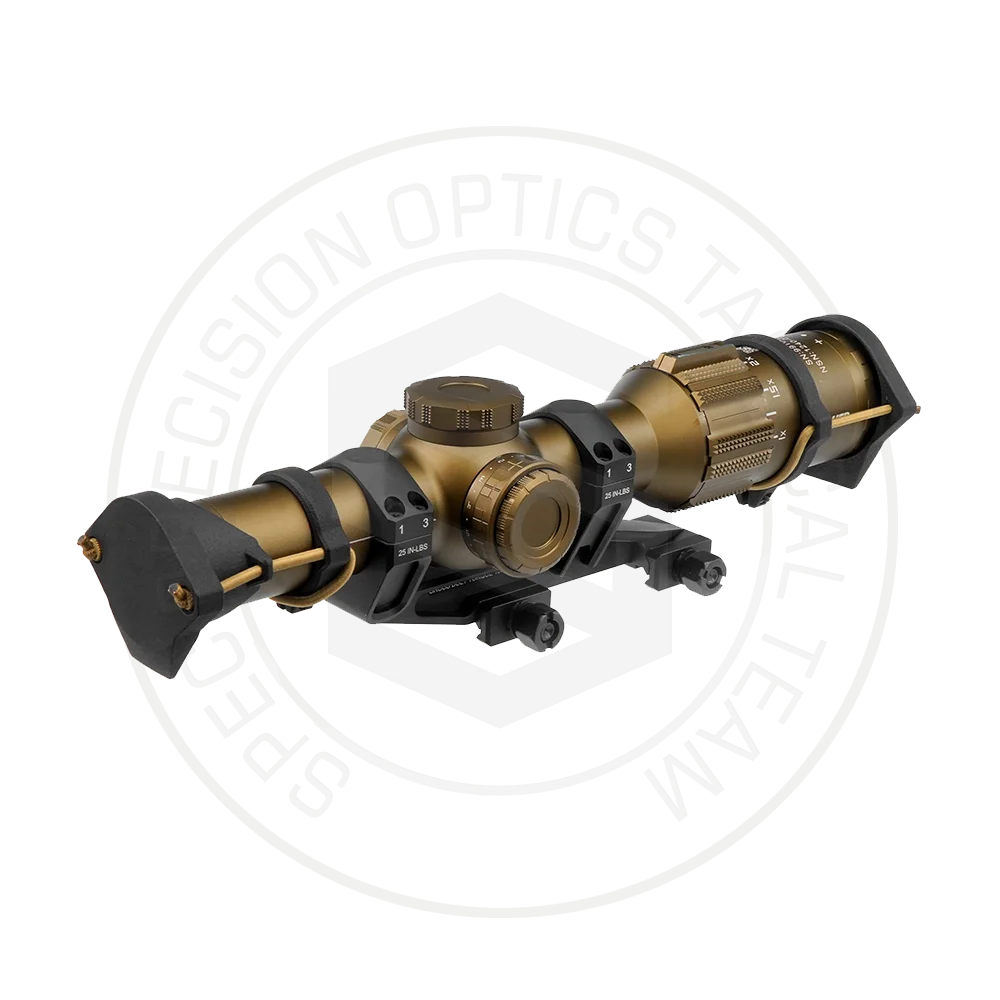 Tapa objetivo visor 30/34mm MOLLE – Combo trasera nailon ripstop 3D rifle scope - imagen 5