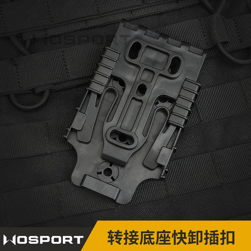 WOSPORT base adaptadora de manga de liberación rápida, enchufe de liberación rápida con accesorios de montaje, plug and play rápido - imagen 4