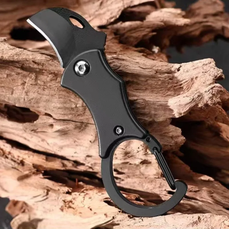 Mini cuchillo llavero de acero inoxidable para camping y outdoor - imagen 2