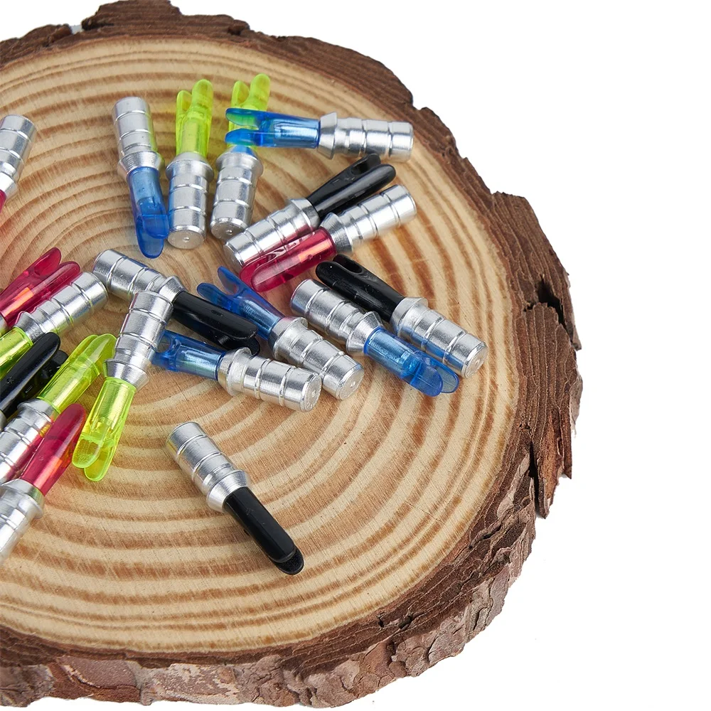 Juego de 15 piezas de culatín anticlavos, tamaño de 2,8mm, tipo L, adecuado para eje de flecha de diámetro interior de 6,2mm, 4 colores opcionales - imagen 5