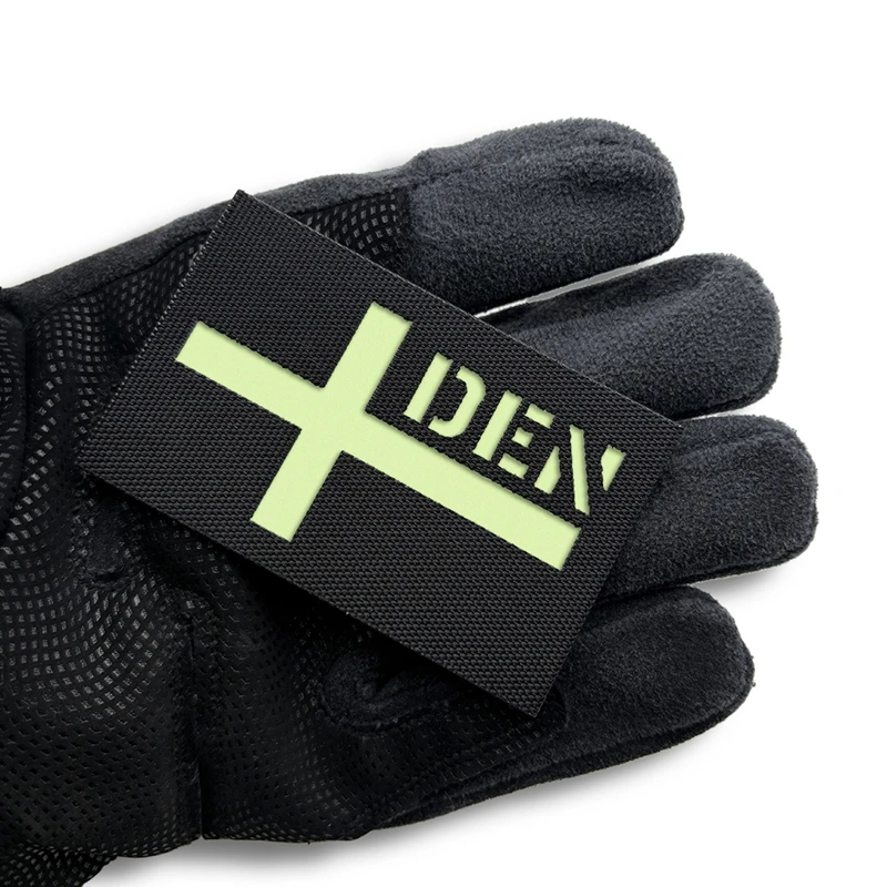 Parche bordado con gancho y bucle de bandera europea, accesorios, parches láser ir, insignia moral para exteriores, pegatina de insignias tácticas para ropa - imagen 3