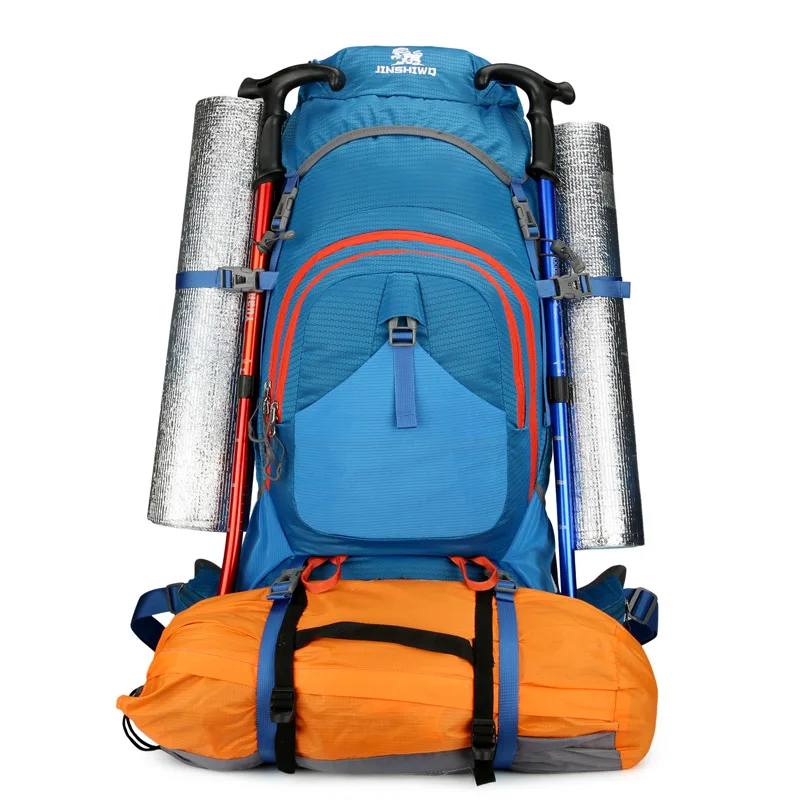Mochila de Montañismo de gran capacidad para senderismo al aire libre, bolsa de escalada, compartimento para zapatos, mochila deportiva de viaje para acampar - imagen 5