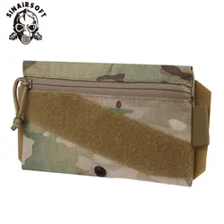 Bolsa táctica MOLLE de nailon panel gancho para caza y herramientas