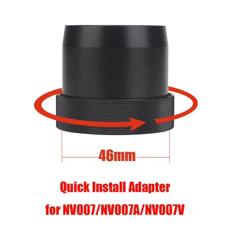 Adaptador de Instalación rápida de cámara de visión nocturna de bayoneta, soporte de manga rápida, diseño Original, 46mm, PARD NV007S NV007V - imagen 4