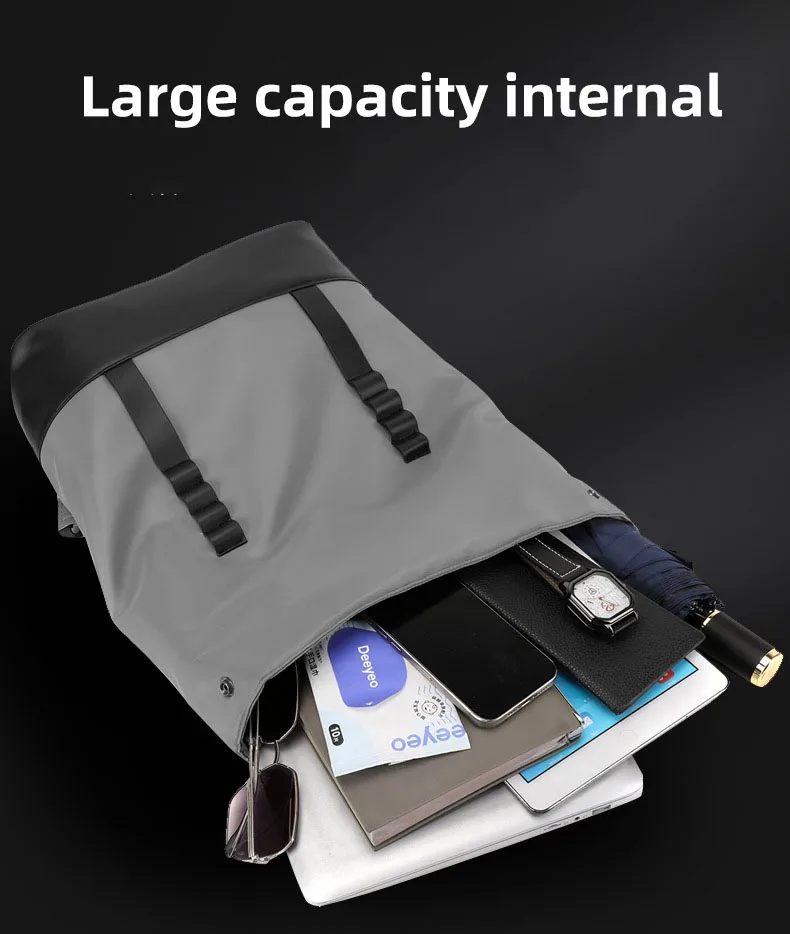 Mochila de escalada de gran capacidad para ordenador portátil de negocios universitario, bolsa de viaje portátil para hombres, equipaje de compras de viaje, mochila - imagen 3
