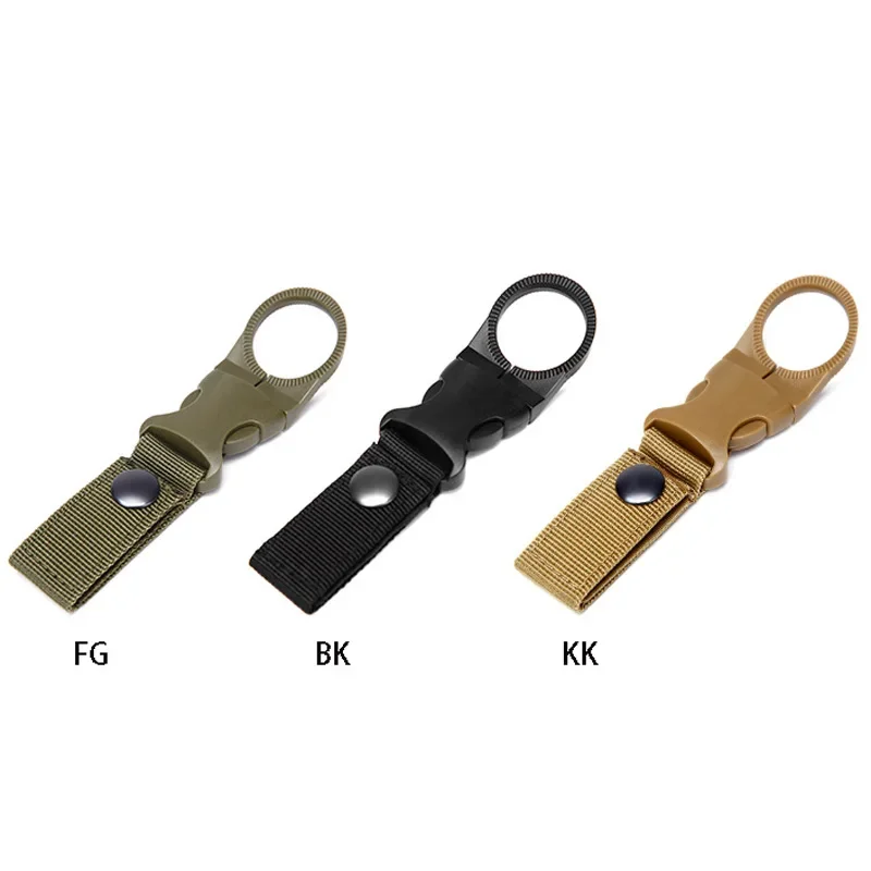 Correas de nailon para mochila táctica, gancho para colgar, campamento, caminata, botella de agua, Clip, soporte de hebilla, herramienta, mosquetón para escalar - imagen 3