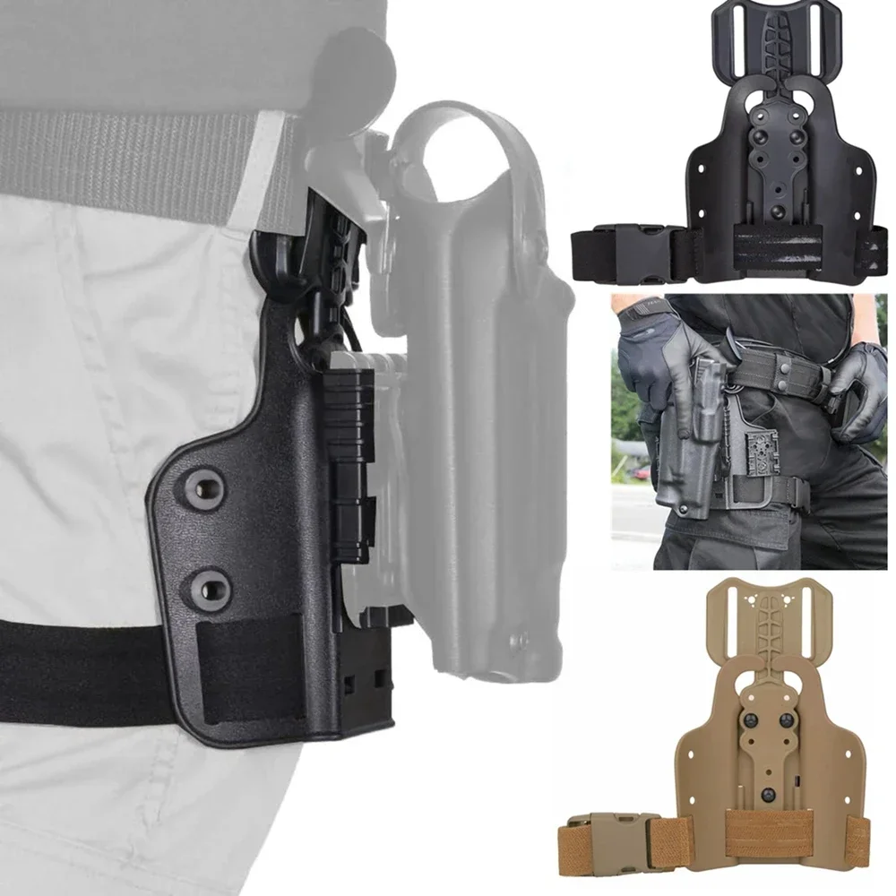 Fundas con plataforma, plataforma de pierna caída, universales, Panel de fundas para pierna caída, accesorio de caza para GL 17 19 M9 Colt 1911, accesorios - imagen 2