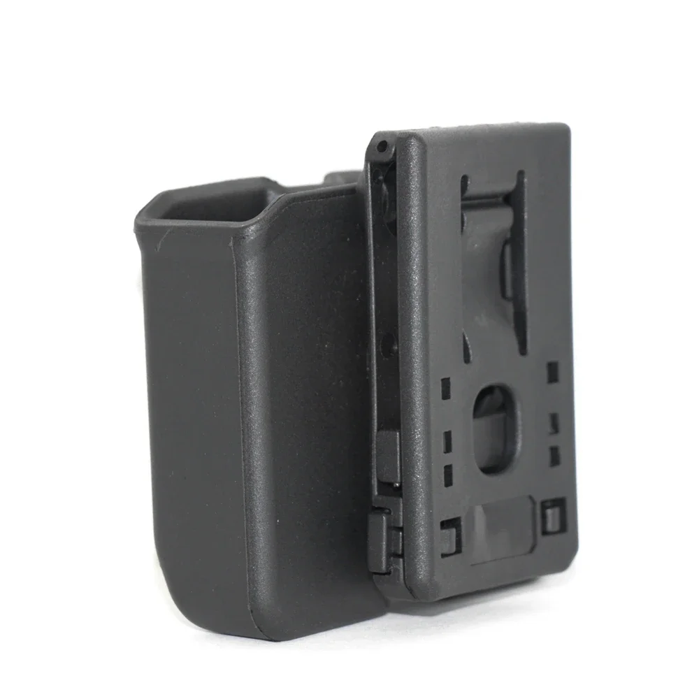 Bolsa táctica para revistas duales, caza, doble pila de 9mm, 1,5-2,5 pulgadas, con bolsa para revistas ajustable Universal, Accesorios de tiro - imagen 4