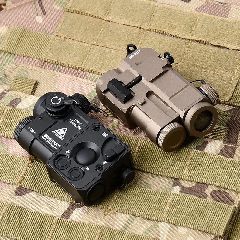 Wadsn Zentico Airsoft P4 Perst-4 Metall IR puntería punto rojo verde azul indicador con interruptor de doble función accesorio para exteriores - imagen 3