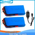 2Pcs with USB cable