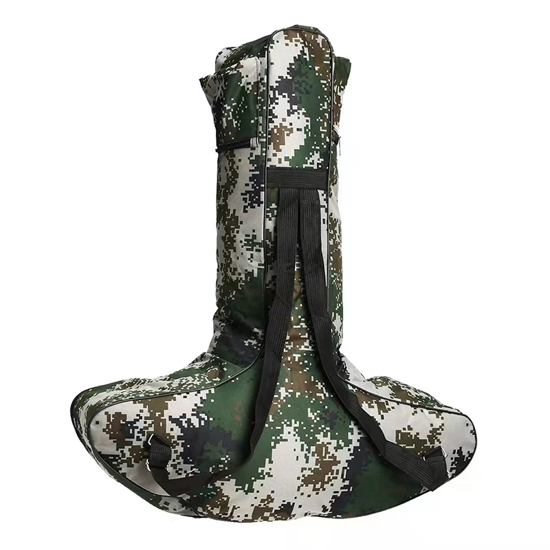 Huting bolsa de Ballesta de camuflaje en forma de T, almacenamiento de arco, cinturón de transporte, mochila de hombro, cubierta protectora para tiro con arco, accesorio - imagen 3
