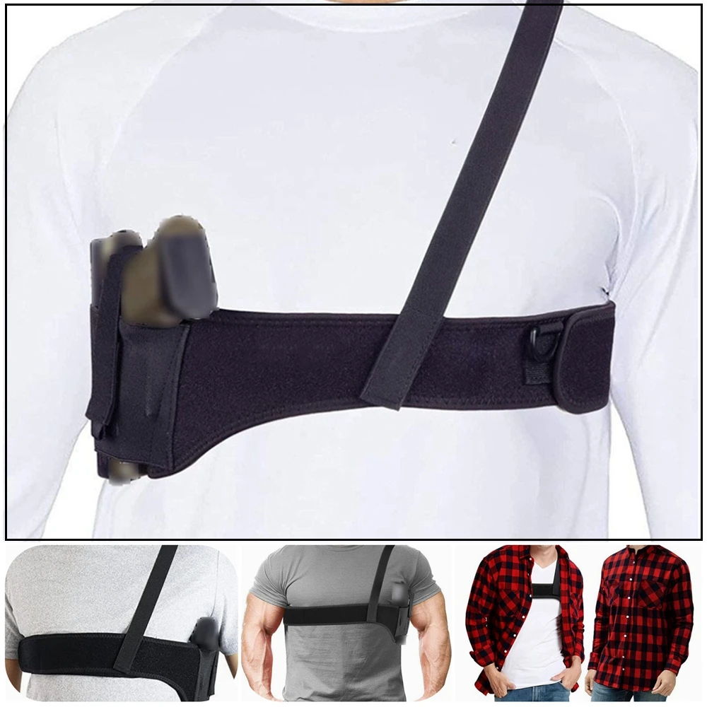 Funda para pistola oculta de liberación rápida derecha/izquierda, 39 pulgadas/45 pulgadas/51 pulgadas, cintura táctica, glock17, bolsa para pistola, funda Universal para pistola para axila