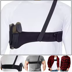 Funda para pistola oculta de liberación rápida derecha/izquierda, 39 pulgadas/45 pulgadas/51 pulgadas, cintura táctica, glock17, bolsa para pistola, funda Universal para pistola para axila