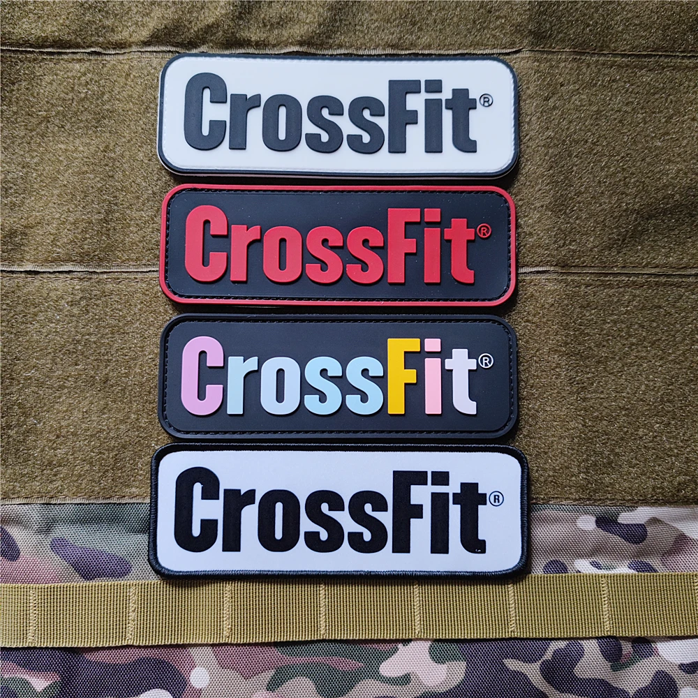 CrossFit GAMES 2020 etiquetas de nombres de PVC parche insignia táctica apliques de goma para decoración de ropa y mochila - imagen 4