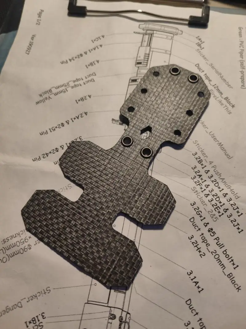 Placa de extensión RA AXL V60/X50 PTT, Material Tegris para exteriores 152/148 - imagen 3